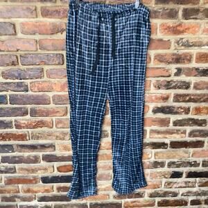 Essential Loungewear Men's Plaid Fleece Sleepwear Pajama Pants Size 2XL